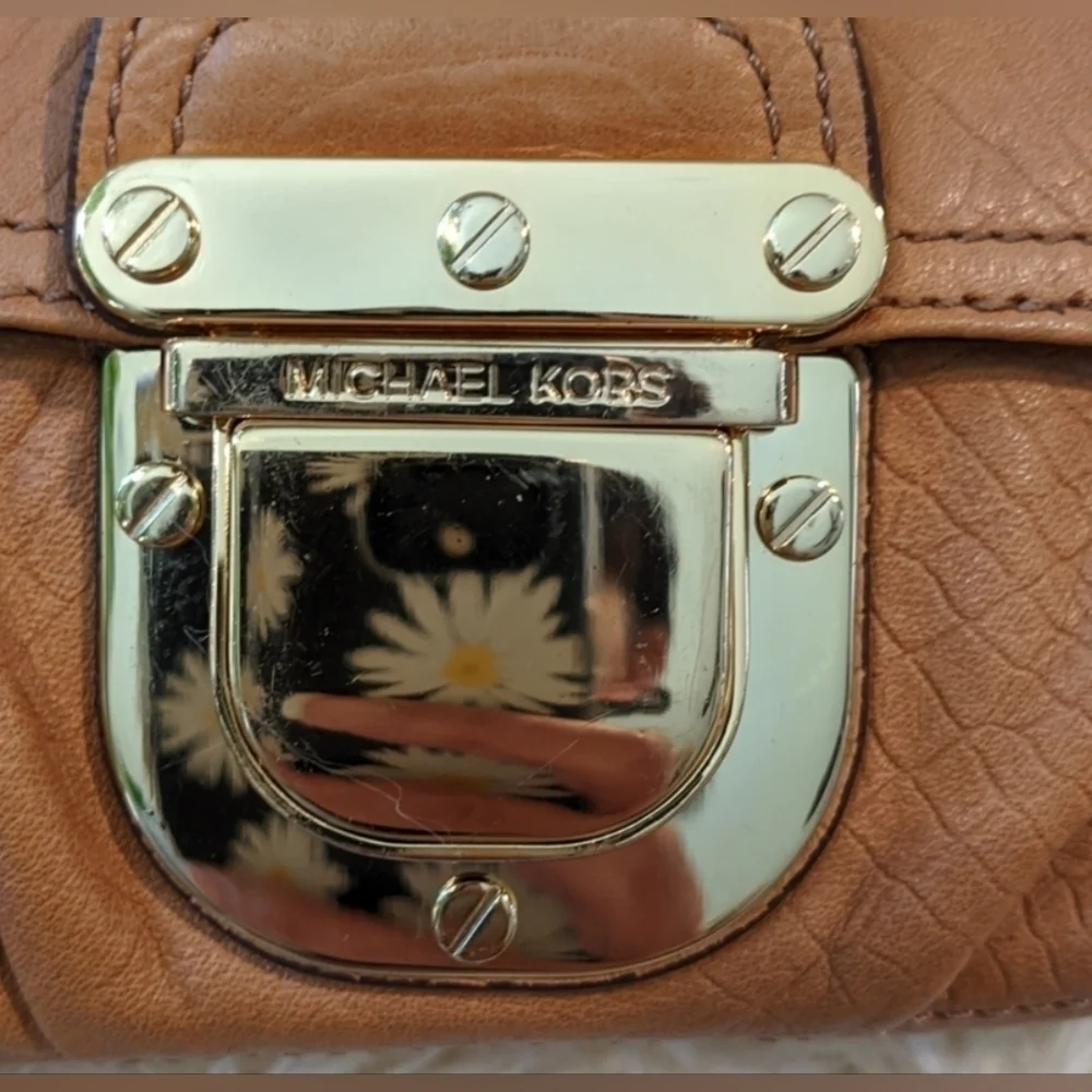 Michael Kors Charlton tan leather bag